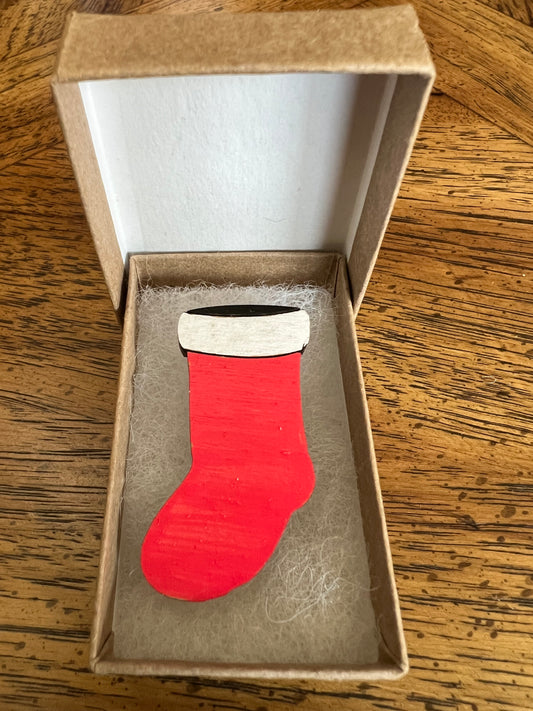Christmas Stocking Pin