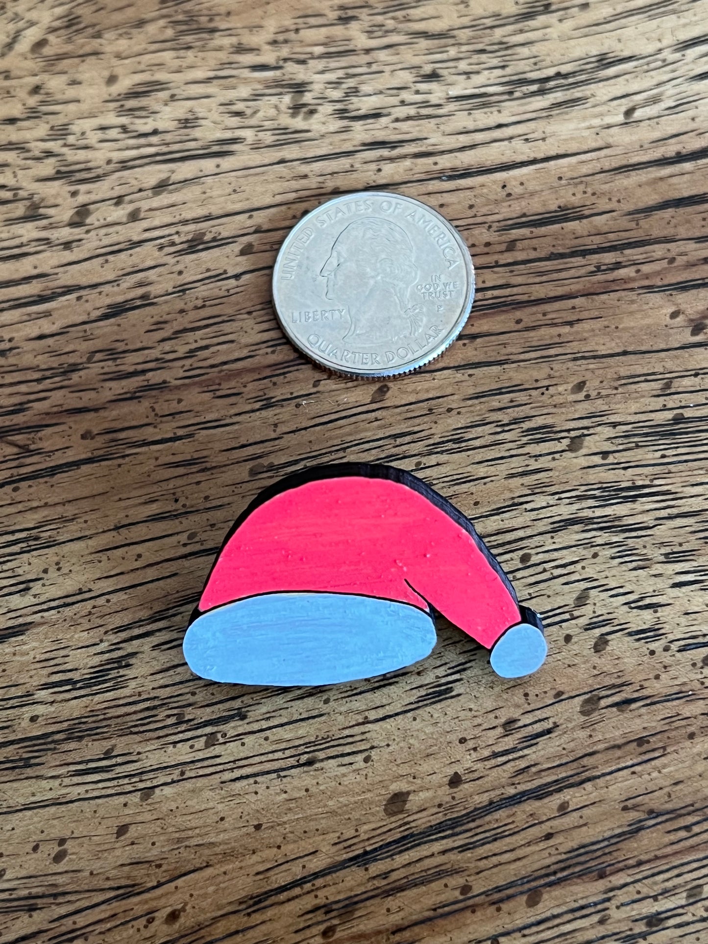 Santa Hat Pin